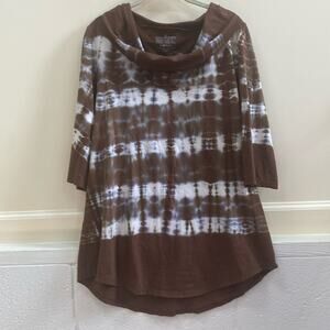 Neon Buddha women’s size XL loose neck tunic top